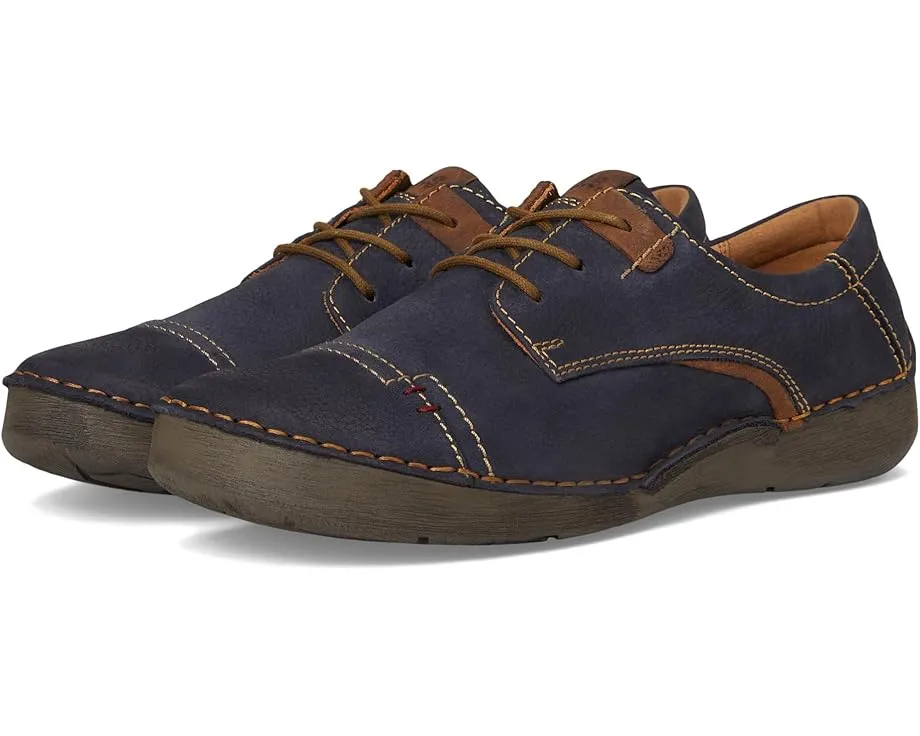 Туфли Josef Seibel Fergey 68 из нубука с застежкой на липучке