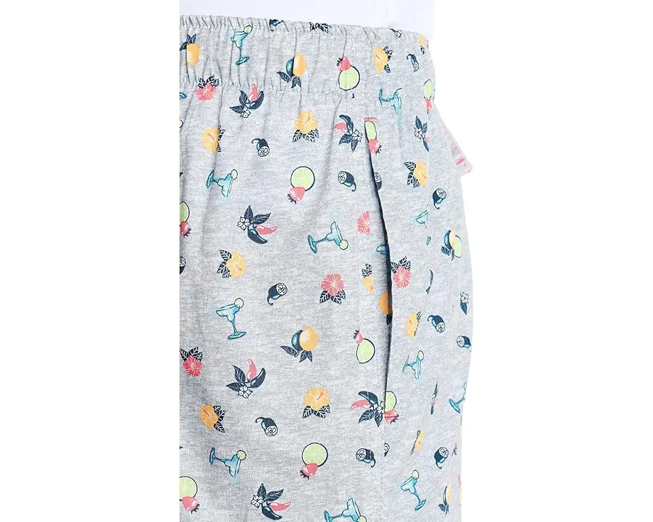 Пижамные шорты Tommy Bahama Cotton Woven с тропическим принтом
