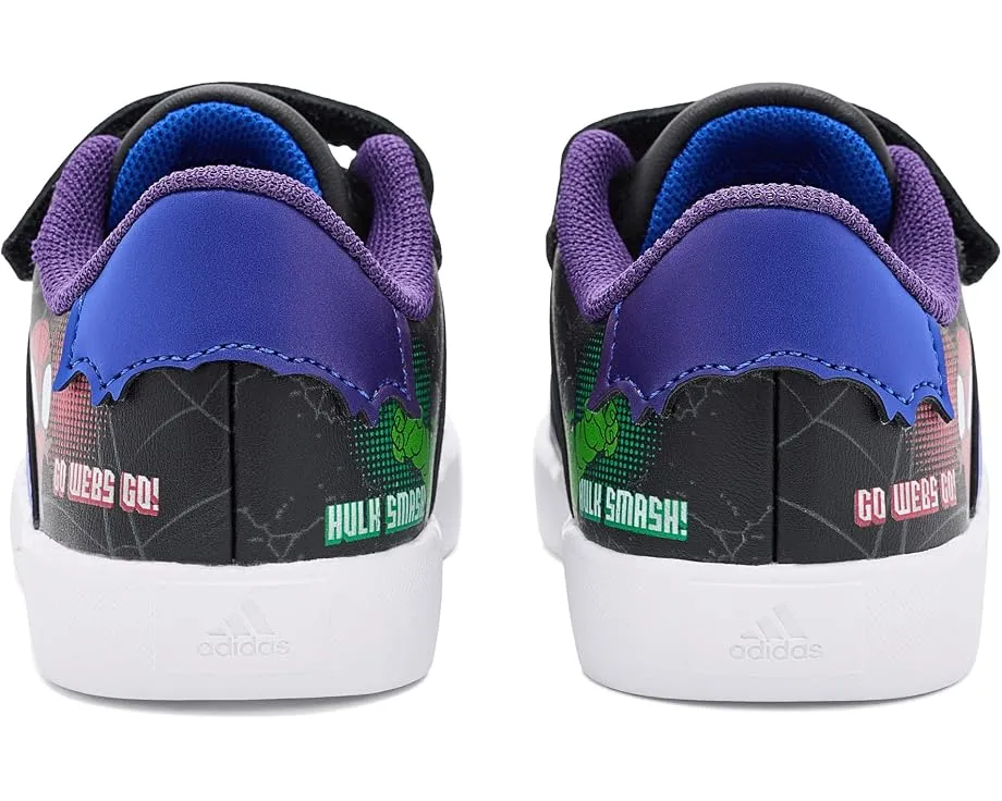 Adidas Marvel VL Court 3.0 кроссовки на липучках для детей
