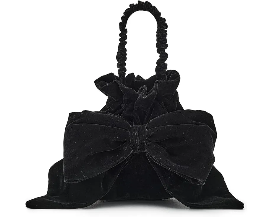 Сумка Free People Belle Velvet Bow из бархата с большим бантом
