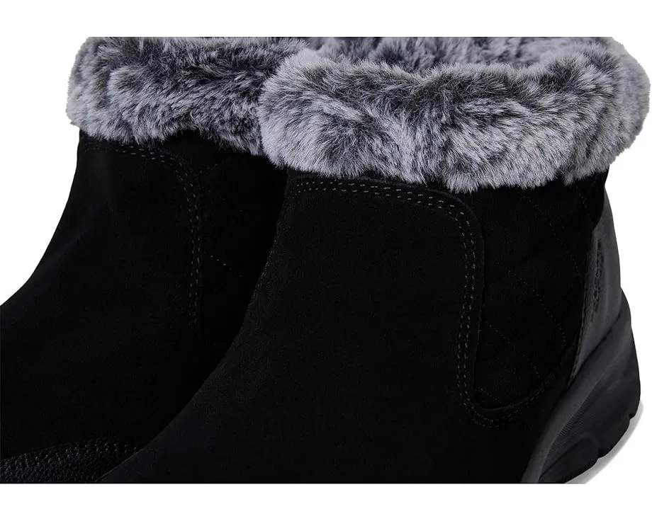 SKECHERS Easy Going ботинки без шнуровки с стеганым голенищем и искусственным мехом