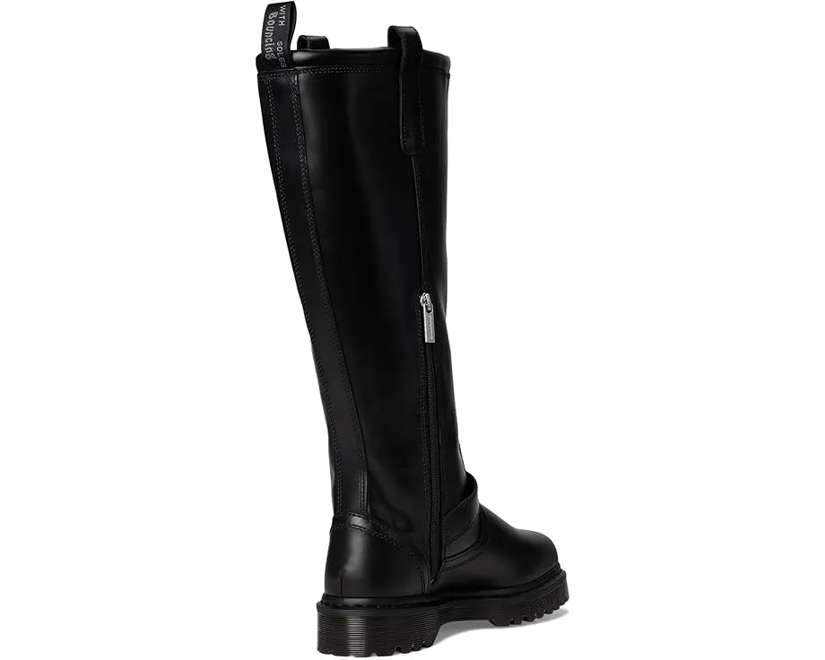 Высокие ботинки Dr. Martens Anistone до колена из состаренной кожи