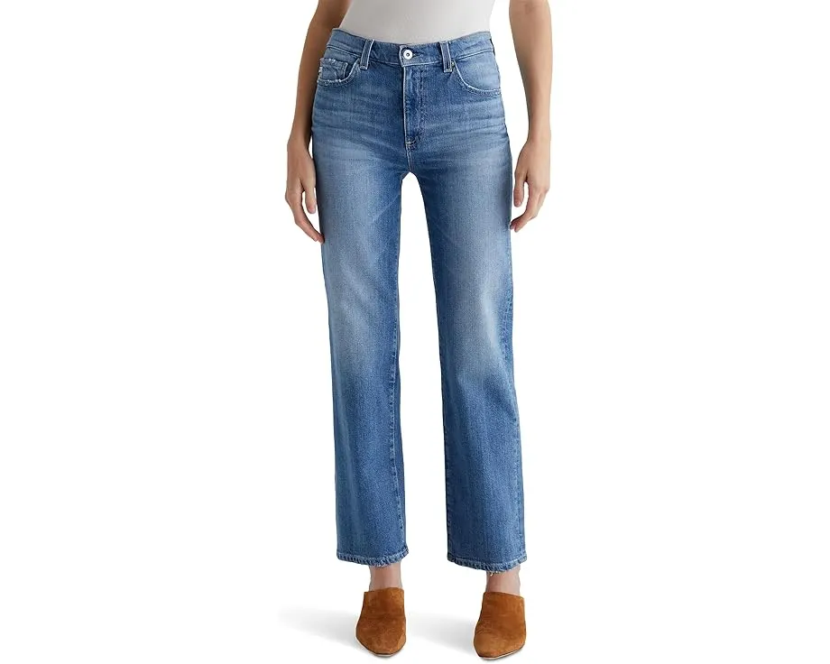 Прямые джинсы AG Jeans Brinley с средней посадкой