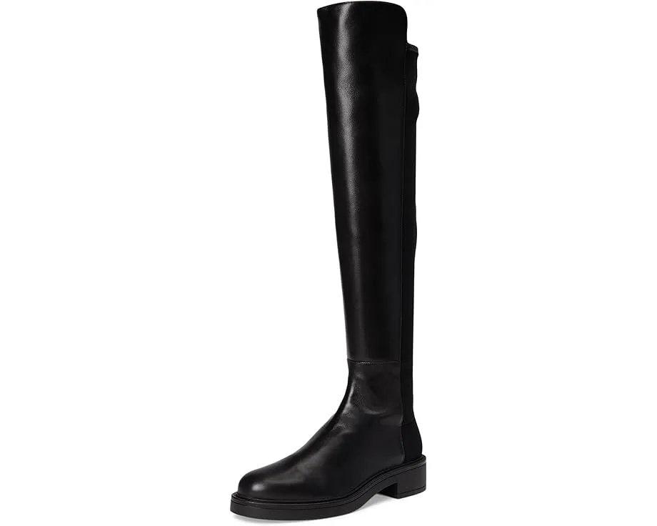 Ботинки Stuart Weitzman 5050 Celia из замши с квадратным каблуком