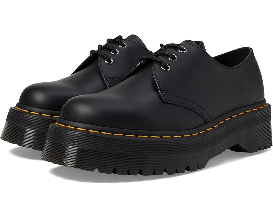 Туфли Dr. Martens 1461 Quad Smooth Leather на платформе