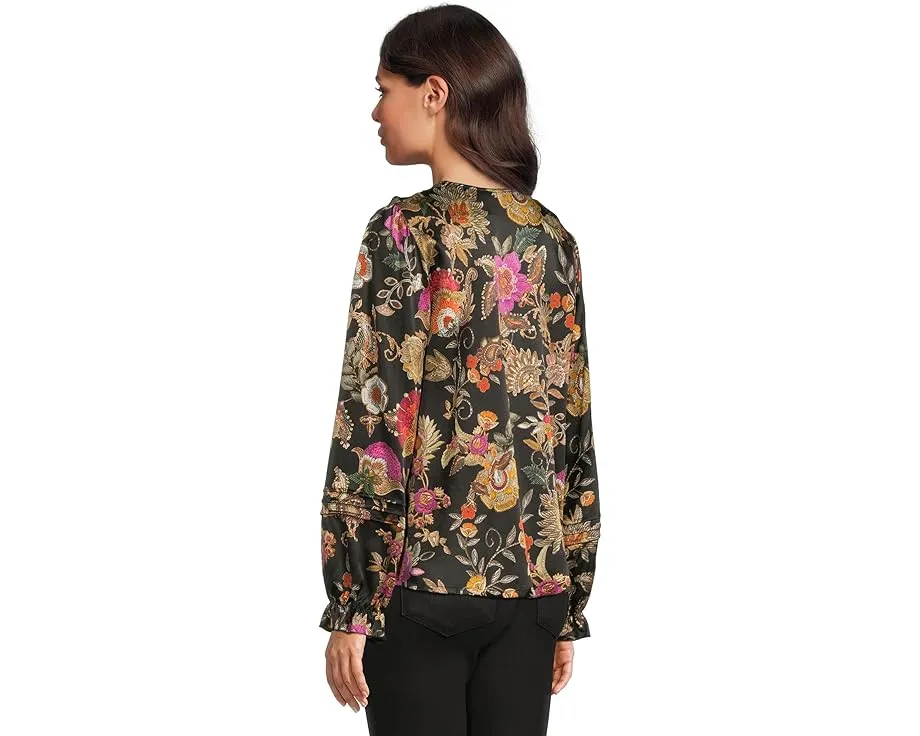 Блуза Claudia с цветочным принтом и V-образным вырезом Johnny Was