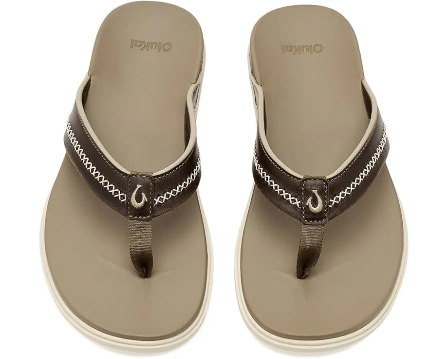 Сандалии Shoreline из натуральной кожи с рельефным узором OluKai