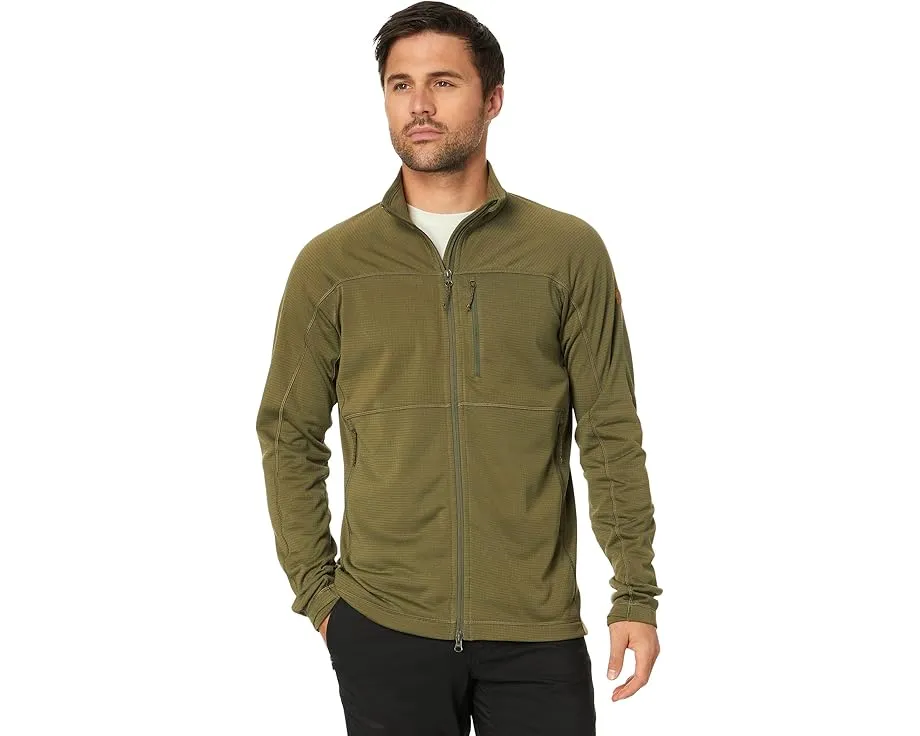 Fjällräven куртка Abisko Lite Fleece из полиэстера с карманами на молнии