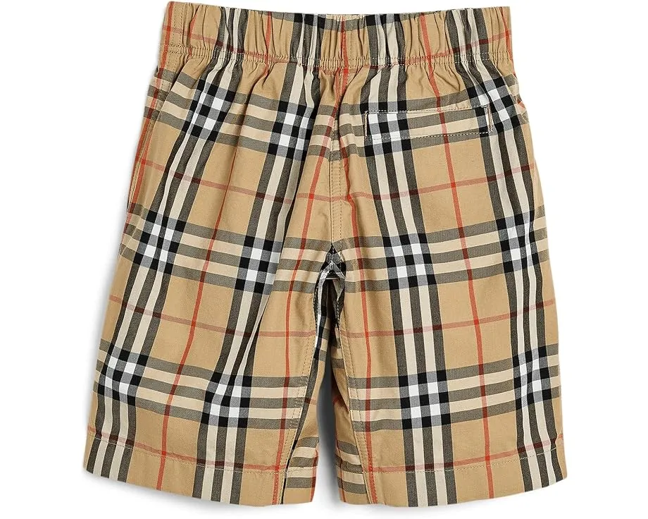 Шорты мальчиковые Burberry Trent с клеткой Sand IP