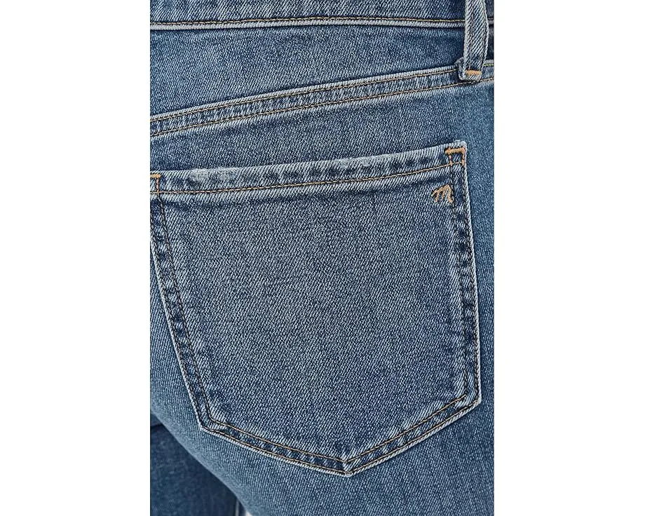 Джинсы Madewell Jules Slim Boyfriend In Concho Wash с завышенной талией и прямым кроем