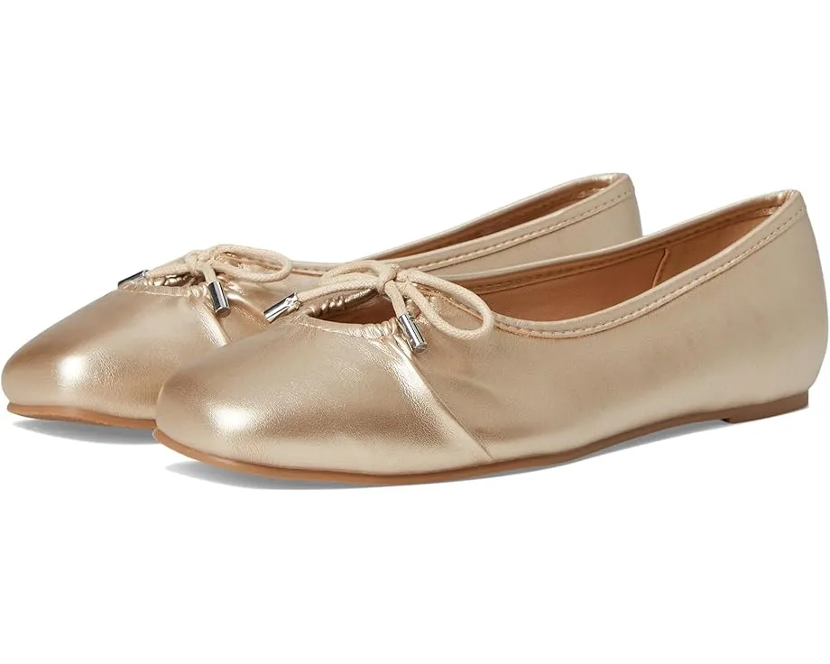 Балетки Callee с квадратным носком и бантом из искусственной кожи