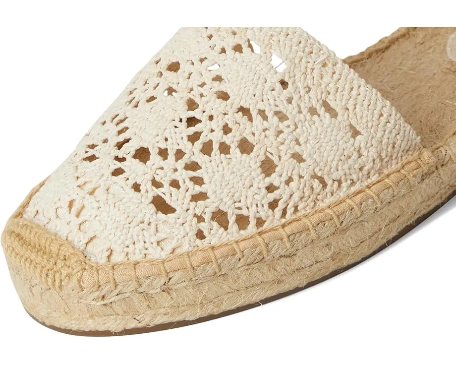 Эспадрильи Crochet Lauren с кружевной шнуровкой и джутовой подошвой Soludos