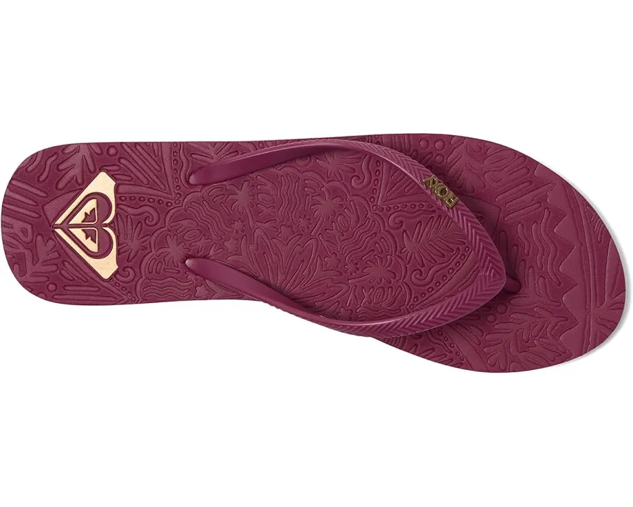 Шлепанцы Roxy Antilles II с резиновой стелькой