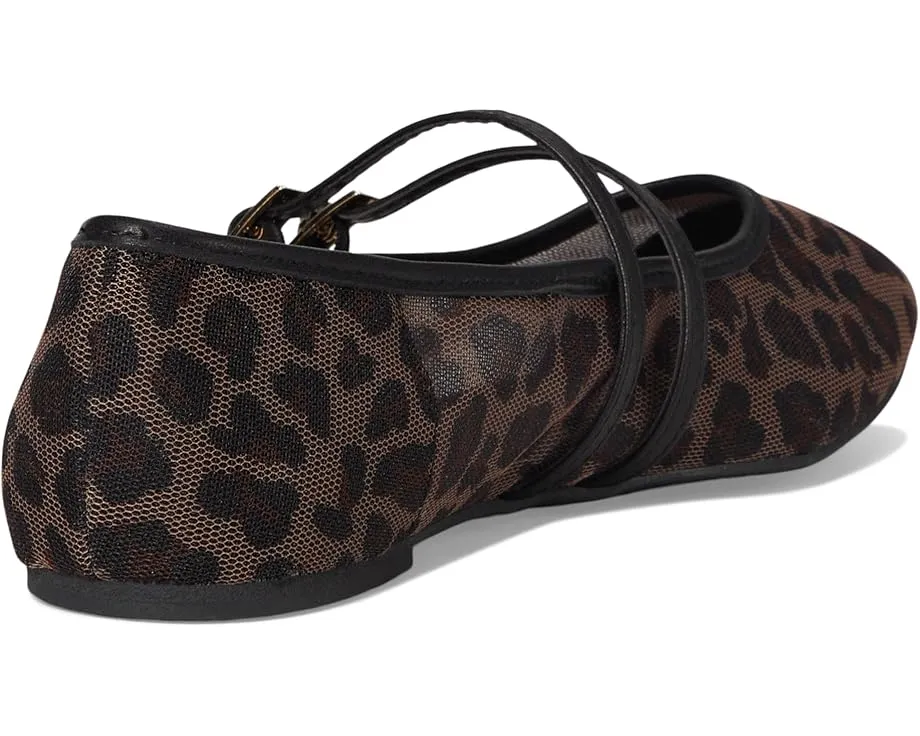 Балетки Kenneth Cole New York Mackenzie из леопардовой сетки с миндальным носком