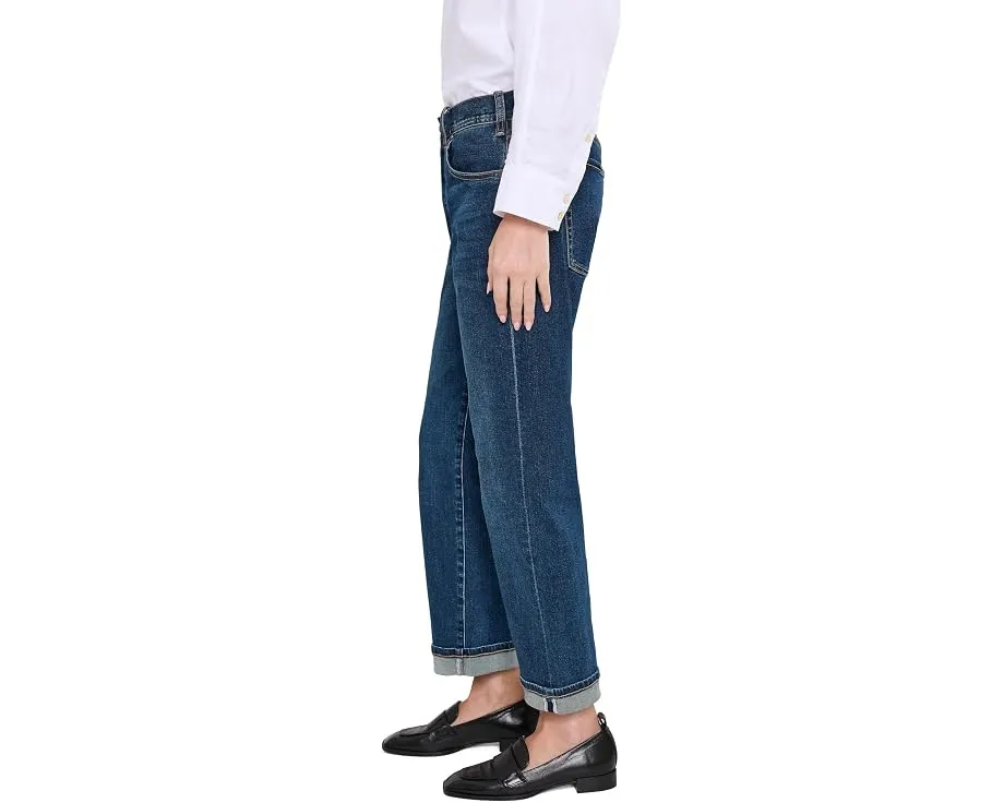 Джинсы Sloane Slouchy Low-Rise Girlfriend Cuffed Liverpool Los Angeles свободного кроя с манжетами