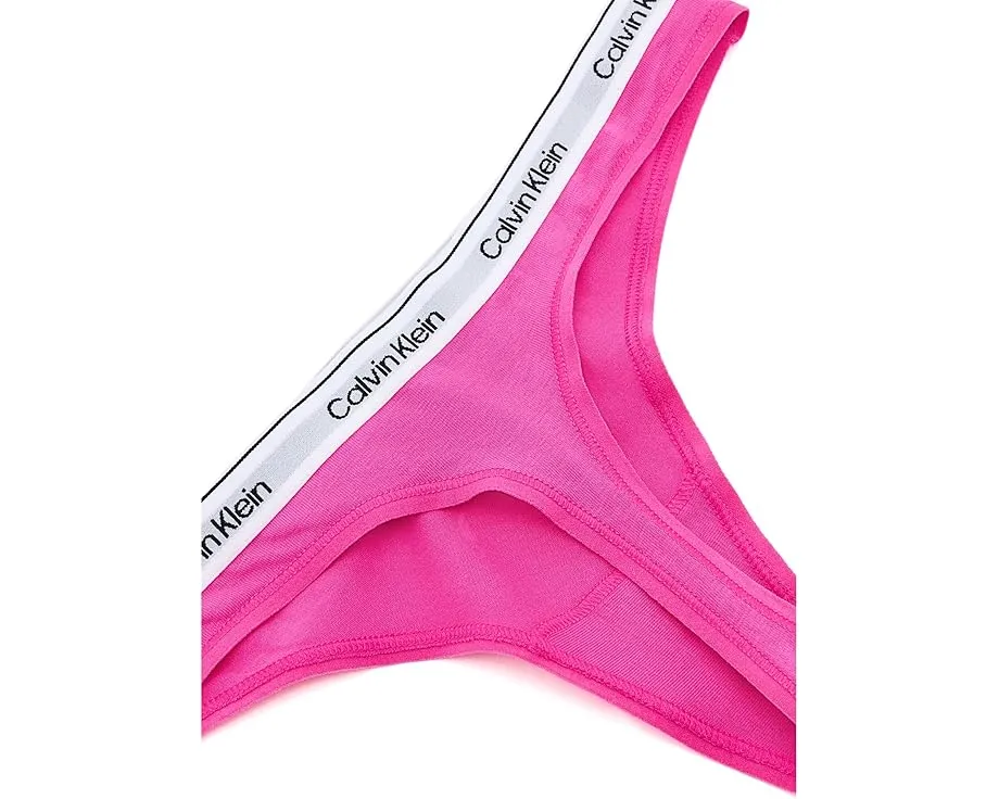 Трусы-стринги Calvin Klein Underwear Icon Logo 3 шт из регенерированного хлопка