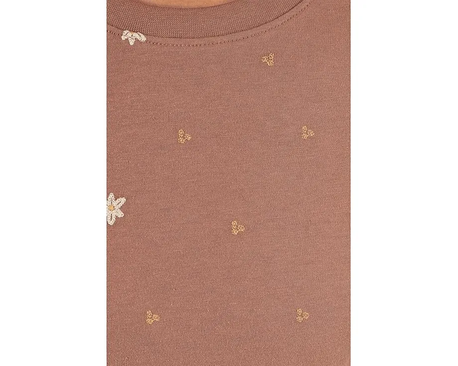 Футболка Re-Form Embroidered Crew с вышивкой из переработанного хлопка и полиэстера Toad&Co