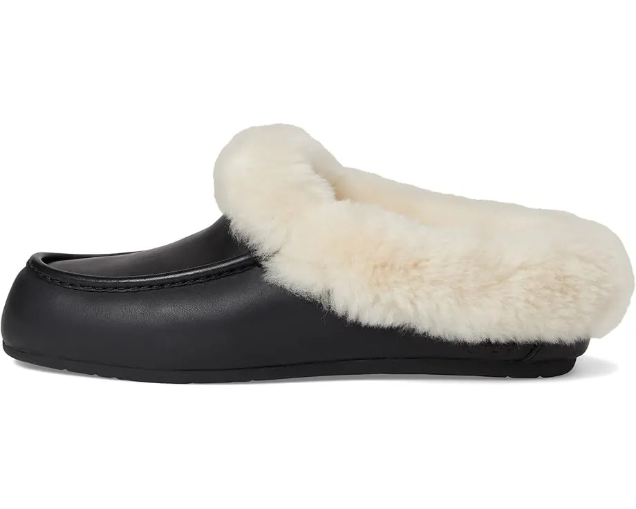 UGG Ansley Mule Leather мюли из кожи с подкладкой из переработанной шерсти