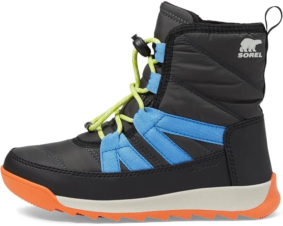 Детские зимние ботинки SOREL Whitney II Plus Lace WP с нейлоновым верхом и флисовой подкладкой