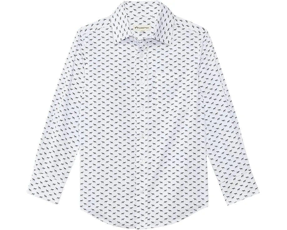 Рубашка Appaman Kids Standard с длинными рукавами и клубным принтом