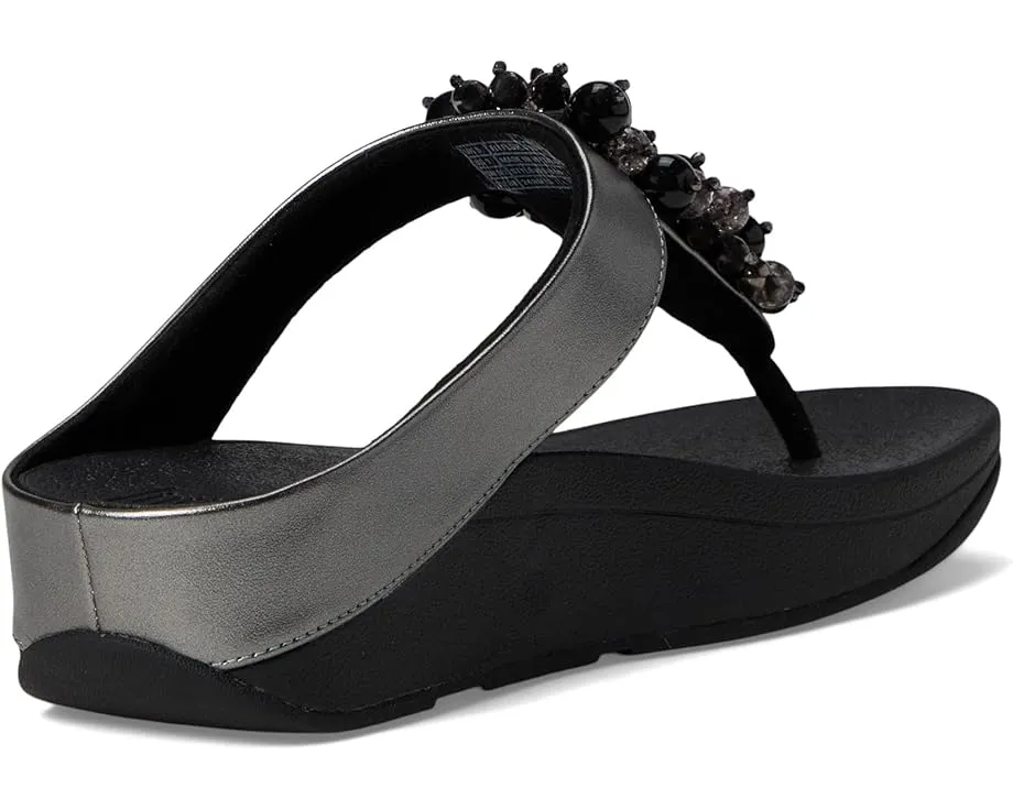 Сандалии FitFlop Fino с декоративными бусинами и удобной стелькой