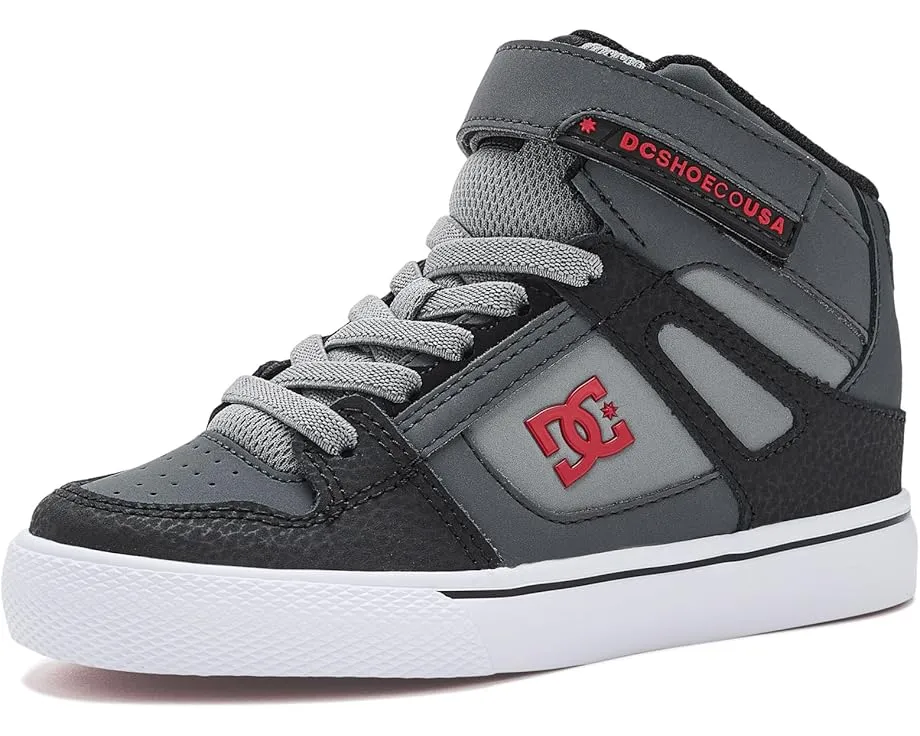 Детские кроссовки DC Kids Pure Hi Top EV высокие на липучке