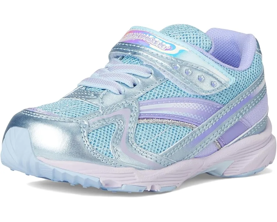 Детские кроссовки Tsukihoshi Glitz для девочек на липучке с сеткой