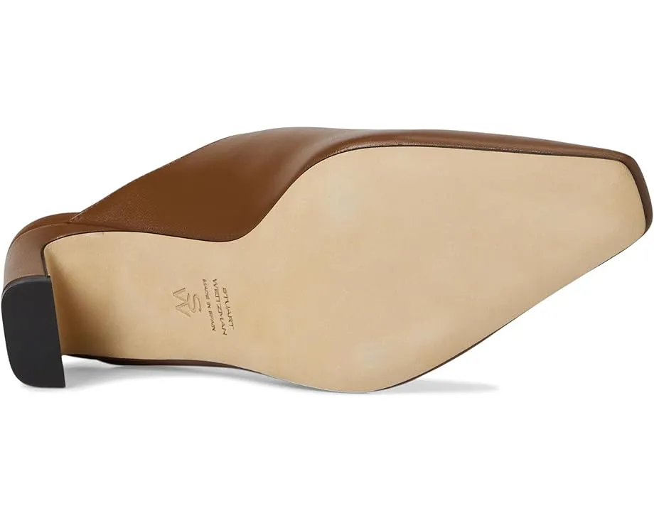 Туфли Stassi Mule 50 Stuart Weitzman с острым носком и скульптурным каблуком
