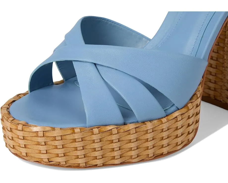 Schutz Keefa Straw босоножки на платформе с верхом из натуральной соломки