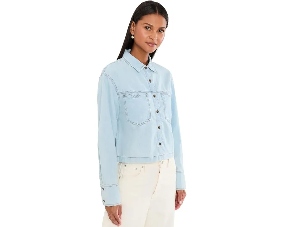 Рубашка Aubrey Long Sleeve Button Down от KUT from the Kloth с длинным рукавом