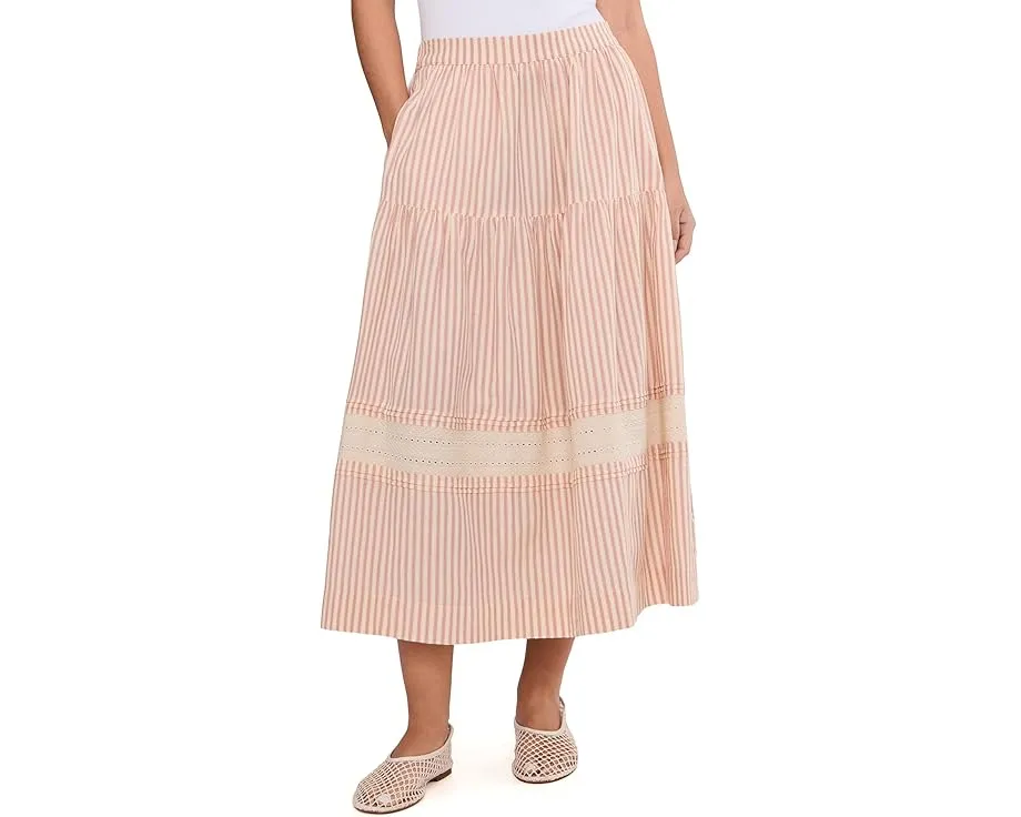 Юбка миди Toad&Co Airscape с ярусным дизайном