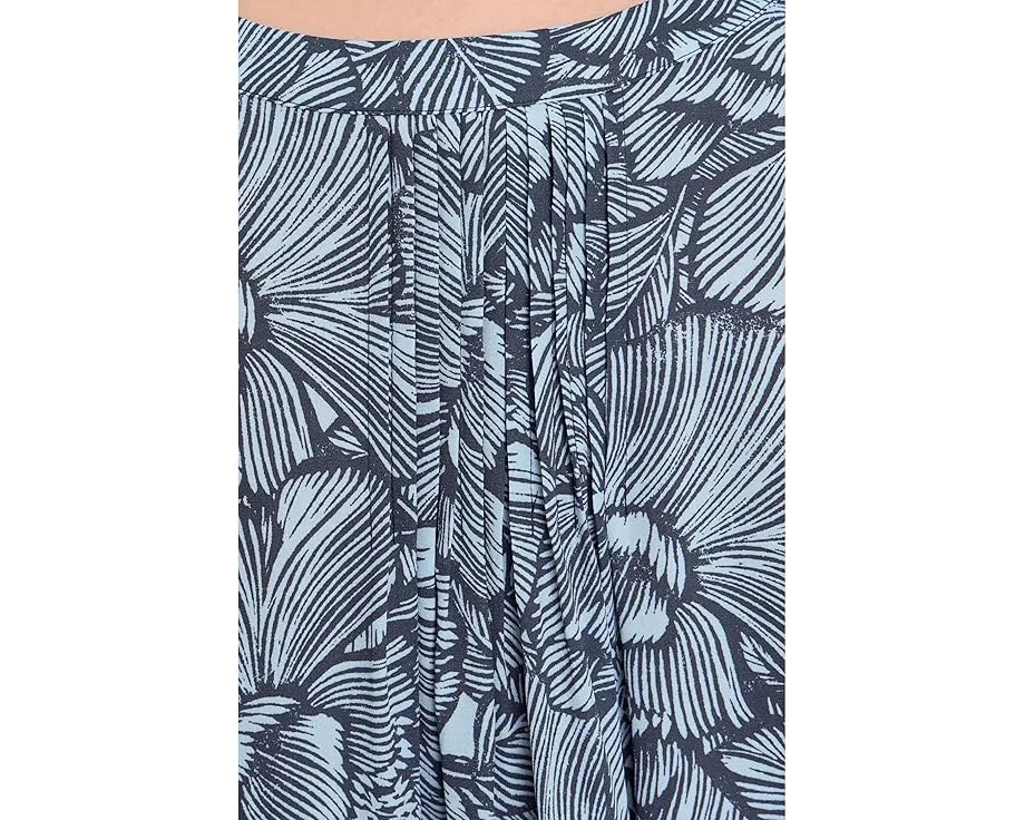 Блузка NYDJ Sleeveless Pintuck с цветочным принтом