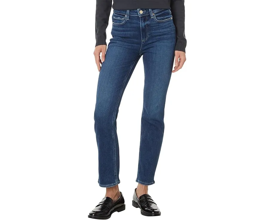 Джинсы Paige Cindy в темной стирке Arpeggio с винтажным эффектом и немецкой фурнитурой