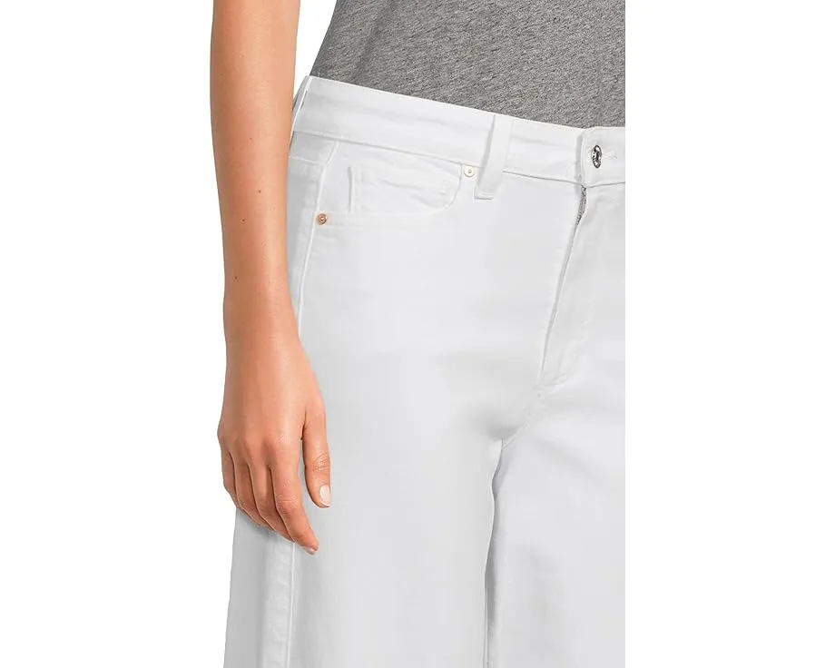 Брюки Paige Anessa с высокой талией и широкими штанинами в белом цвете