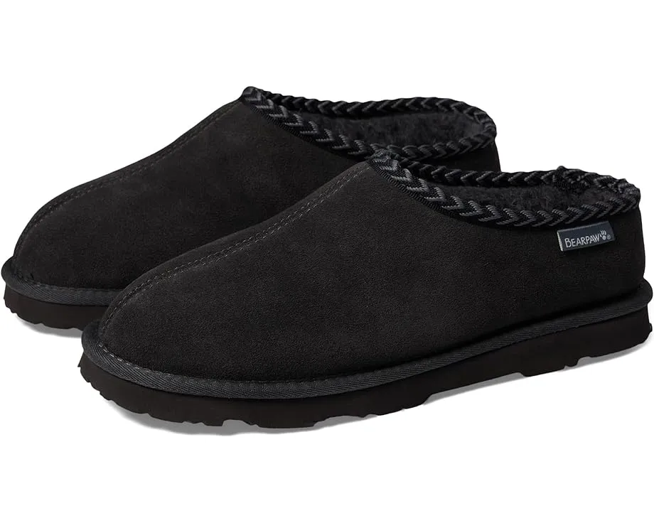 Тапочки Beau Bearpaw из замши с овечьей шерстью и резиновой подошвой