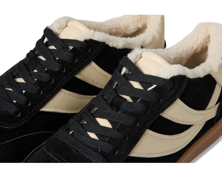 Кроссовки Vince Oasis из овчины на резиновой подошве с круглым носком
