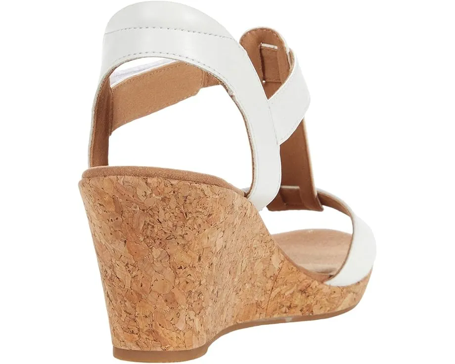 Босоножки Rockport Blanca на платформе с T-образной перемычкой и застежкой велкро