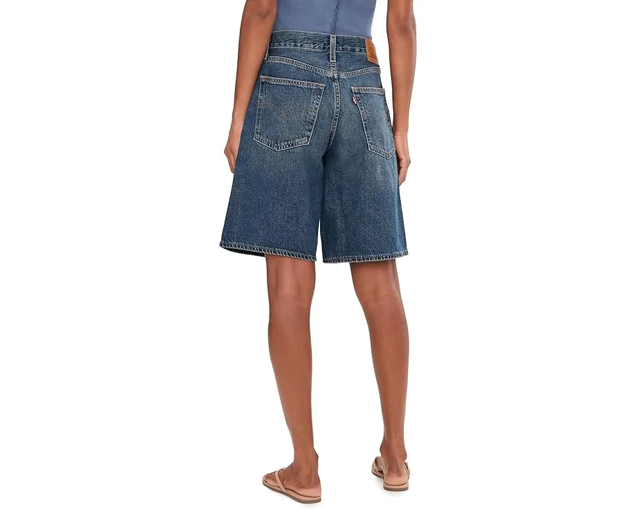 Шорты Levi's Premium Baggy Dad Jort из денима с прямым кроем