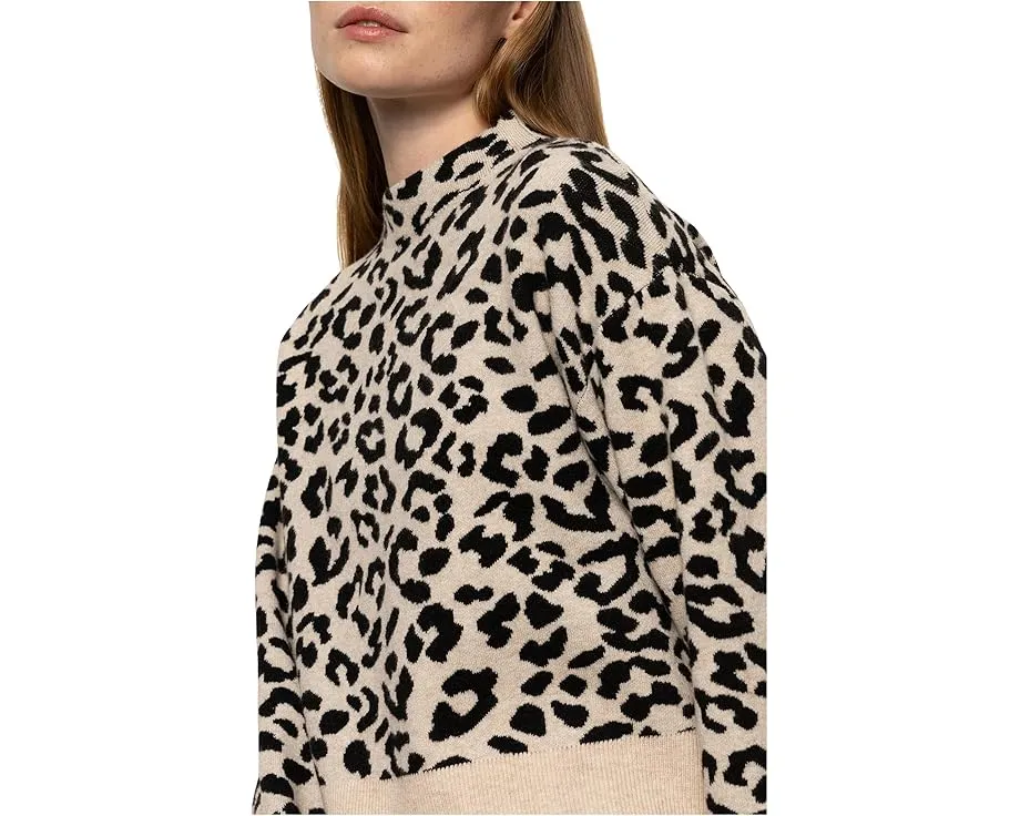 Повседневный пуловер Sanctuary Soft Touch с высоким воротом и разрезами