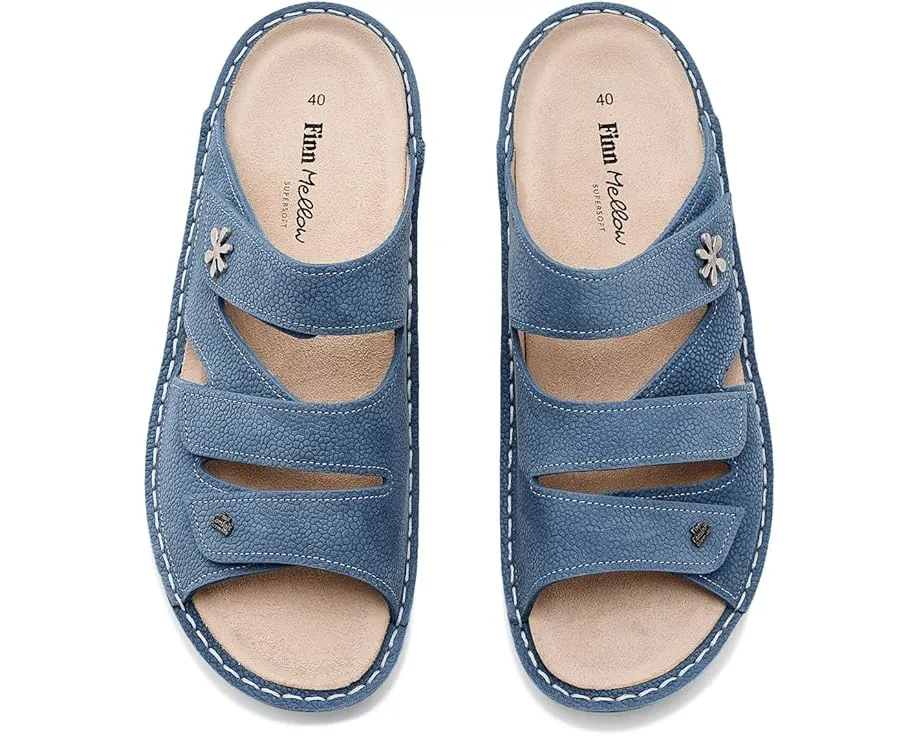 Сандалии Finn Comfort Grenada Sky Streetnubuk на липучках