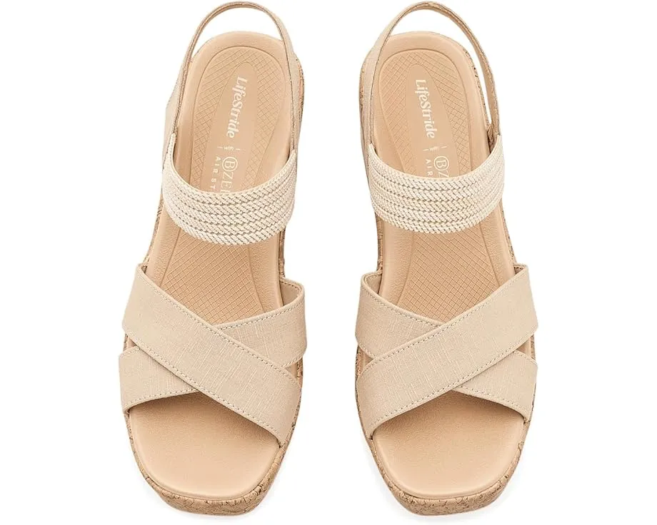 Босоножки Verity Slingback от LifeStride на танкетке с квадратным носком
