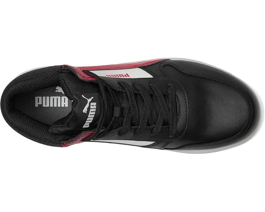 Рабочие кроссовки Puma Frontcourt Leather Mid с композитным мыском