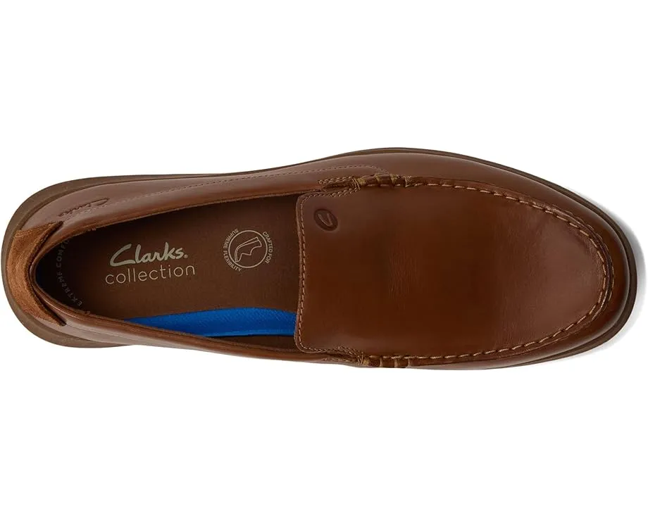 Кроссовки Clarks Flexway Step с замшевым верхом и мокасиновым носком
