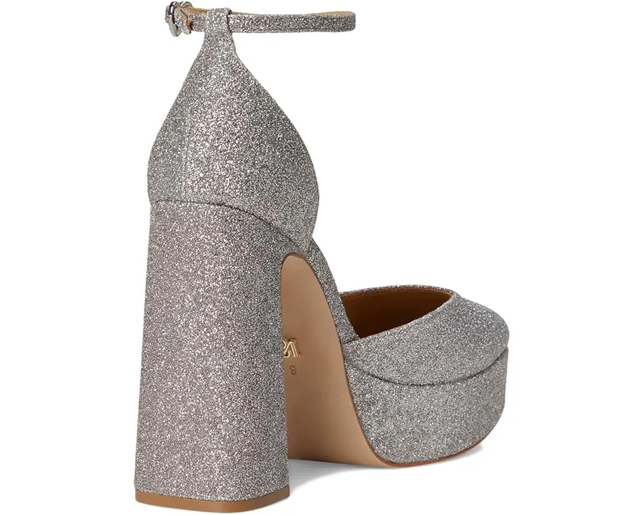 Туфли Jayda на платформе с шелковым верхом и ремешком на щиколотке Badgley Mischka