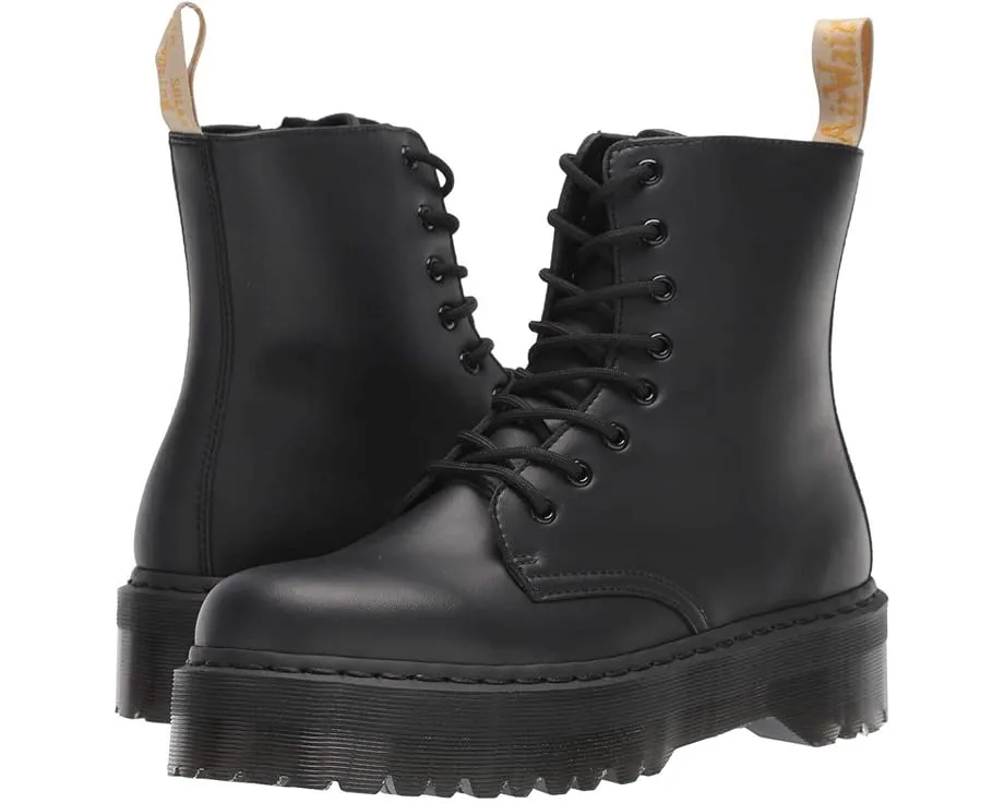 Веганские ботинки Dr. Martens Jadon II Mono на высокой платформе