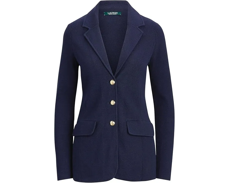 Lauren Ralph Lauren Knit Sweater Blazer блейзер из трикотажа с воротником пиджачного типа
