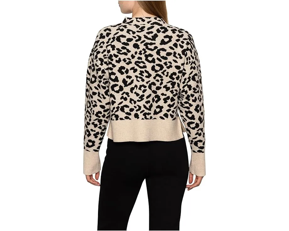 Повседневный пуловер Sanctuary Soft Touch с высоким воротом и разрезами