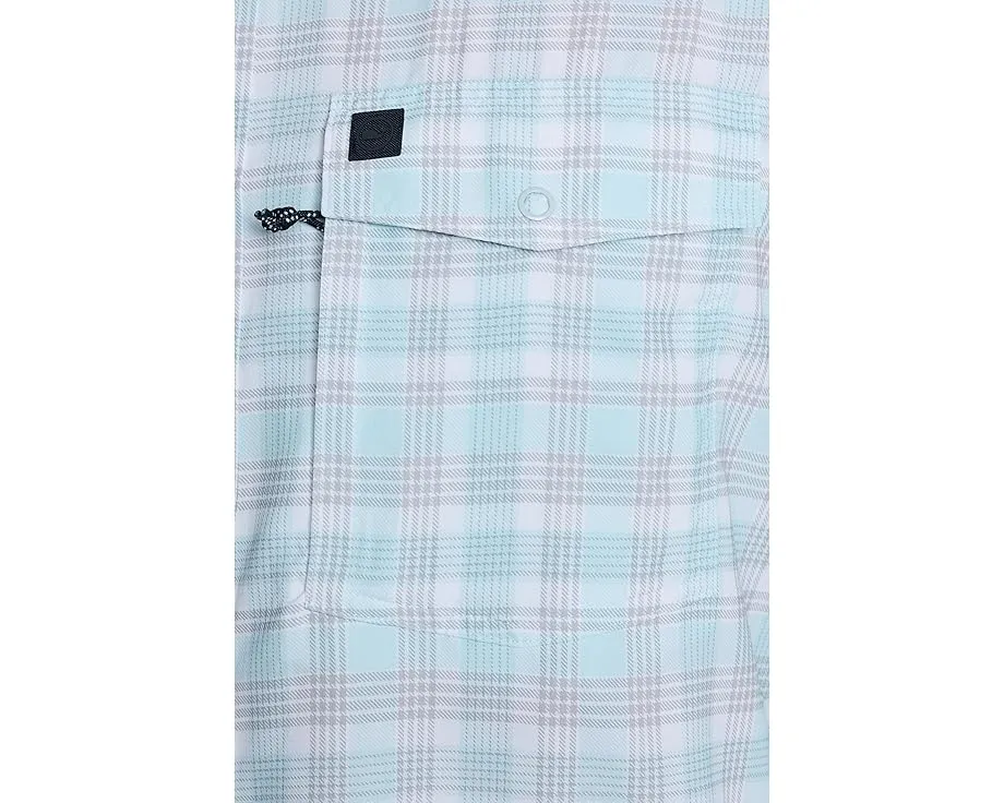 Рубашка Vineyard Vines Permit Plaid Performance Harbor из перфорированной ткани