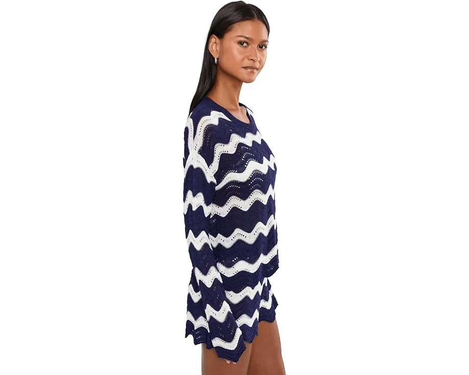 Толстовка Beach Sweater с принтом звезд и круглым вырезом