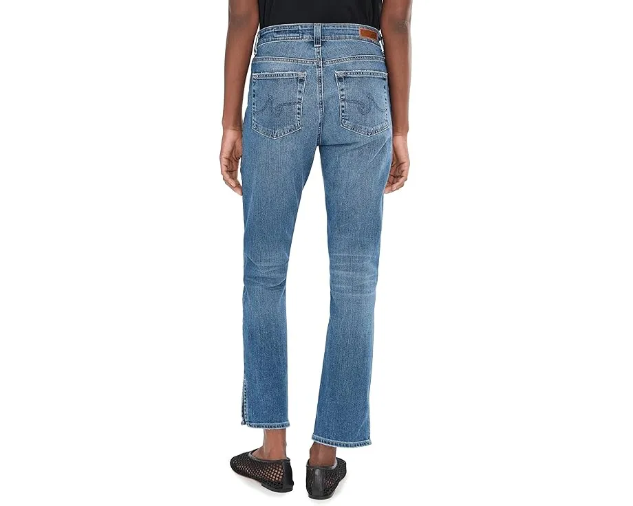 Джинсы Mari Mid-Rise Slim Straight Crop с прямой посадкой и укороченными штанинами в цвете 15 Years Prague